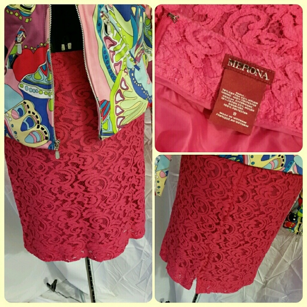 Merona Barbie Pink Lace Skirt. *115.4